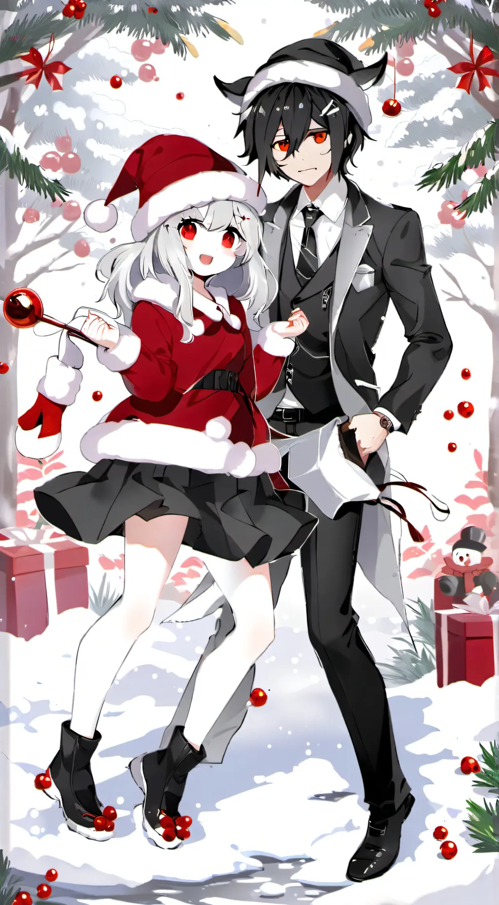 ai character: Angel and me  background