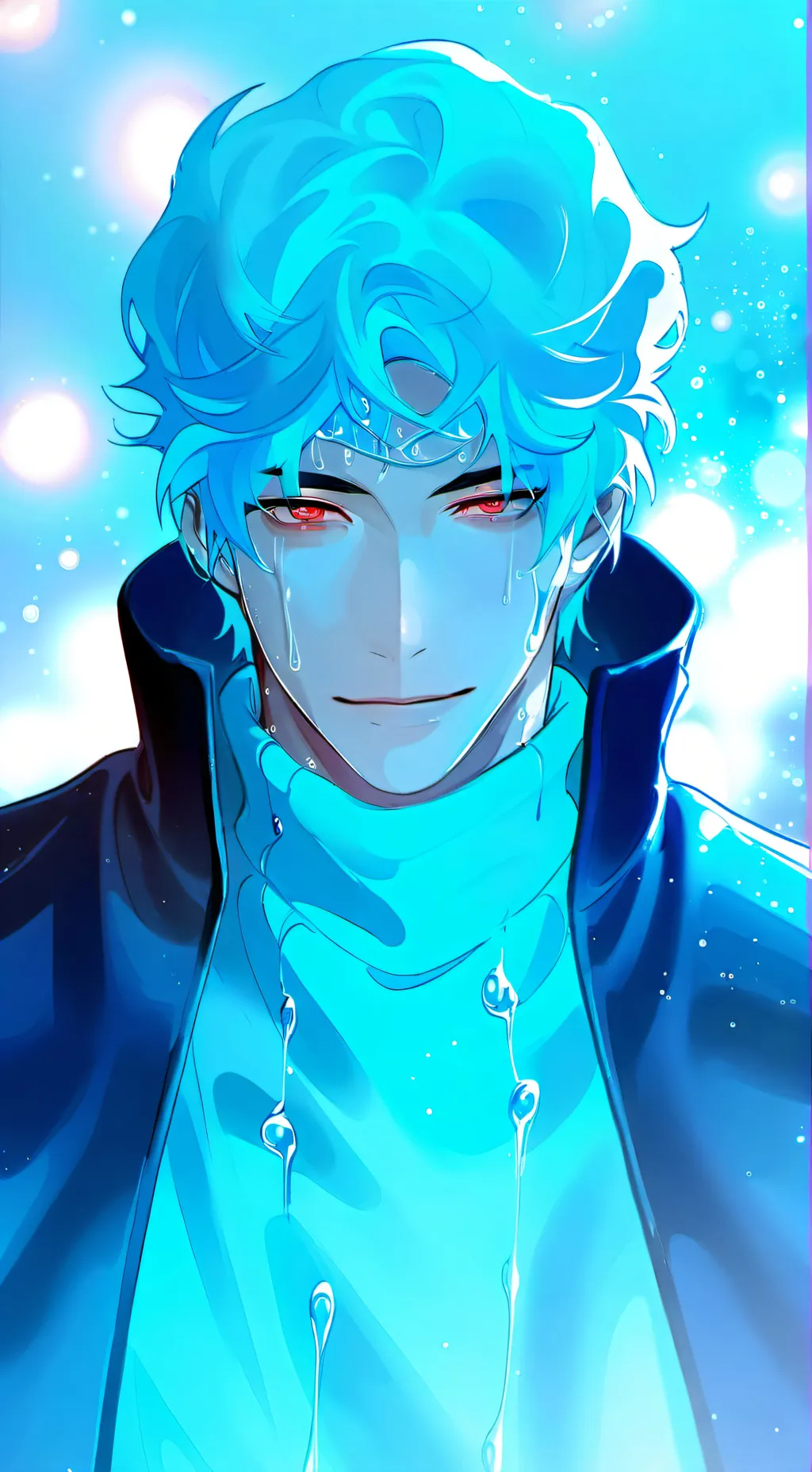 ai character: Bluemie background