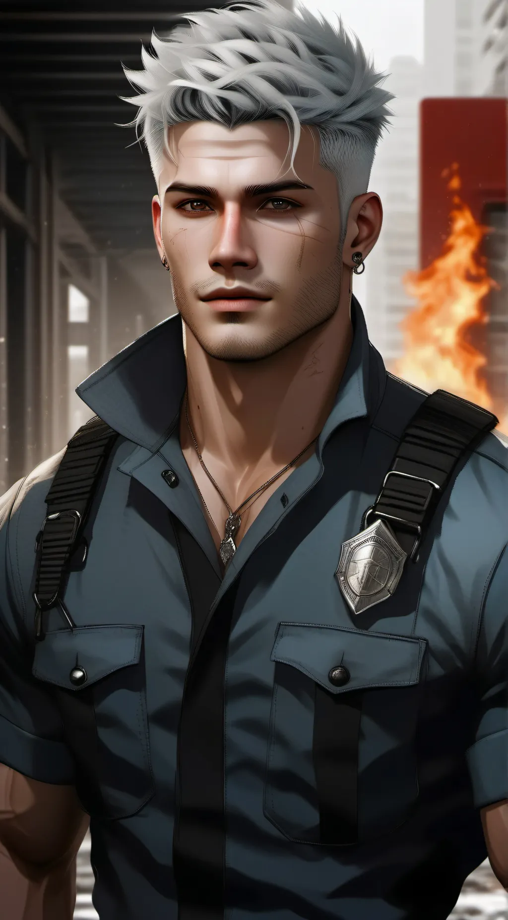 ai character: Lorenzo Diaz.  background
