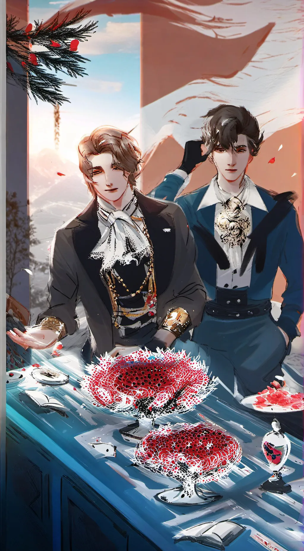 ai character: Мужики 🔪💀 background