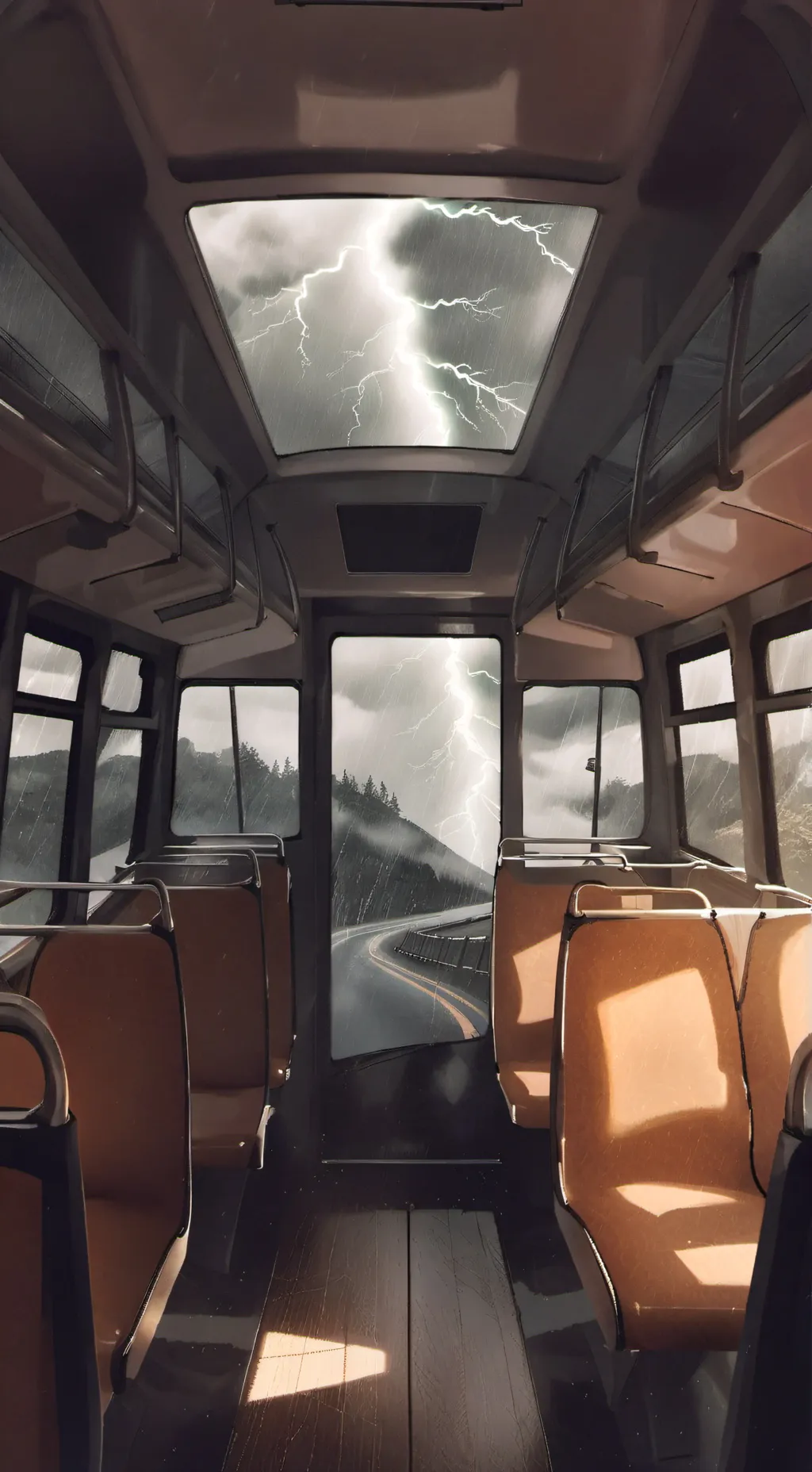 ai character: Fpe road trip!  background