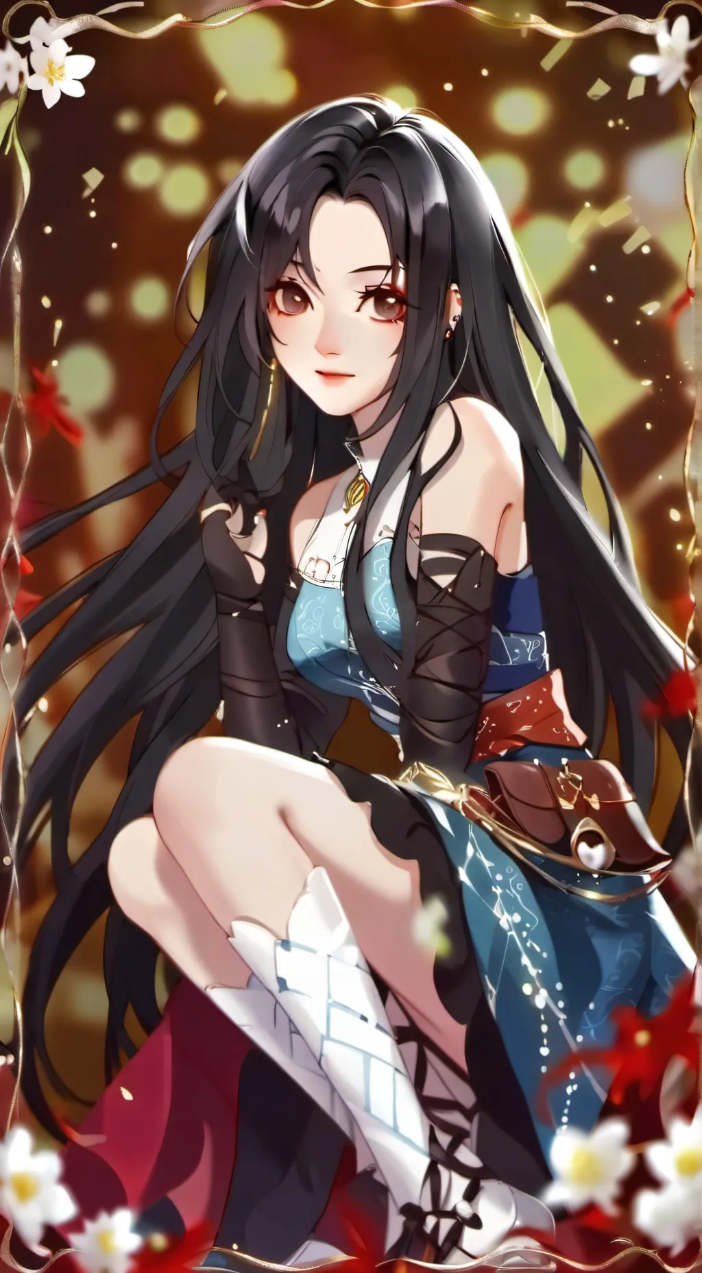 ai character: SHOWING MY FACEE  background