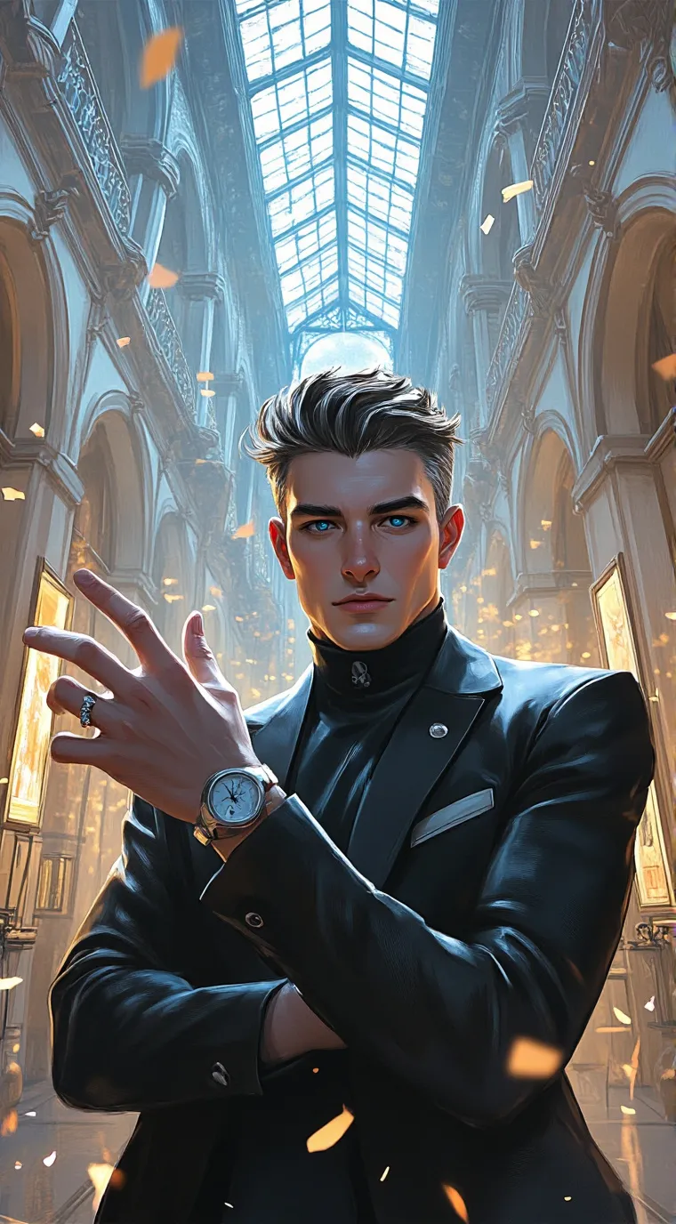 ai character: Adrian background