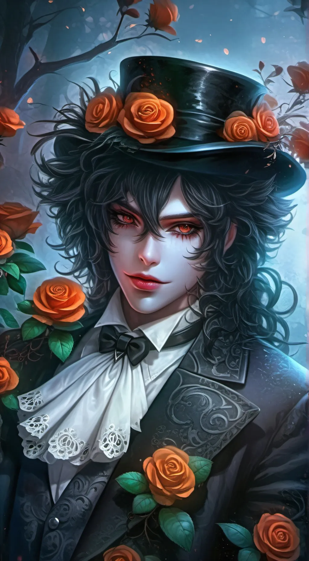 ai character: Spindleshanks  background