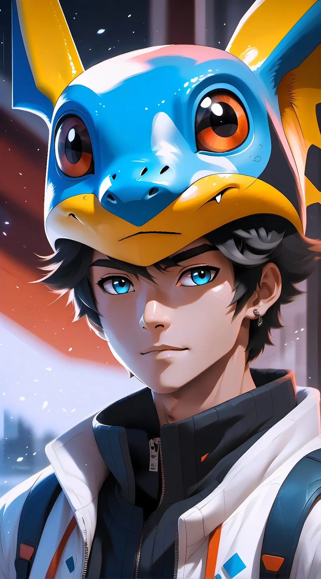 ai character: A cool kid background