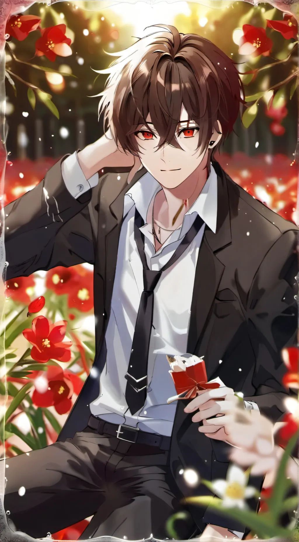 ai character: Leo  background