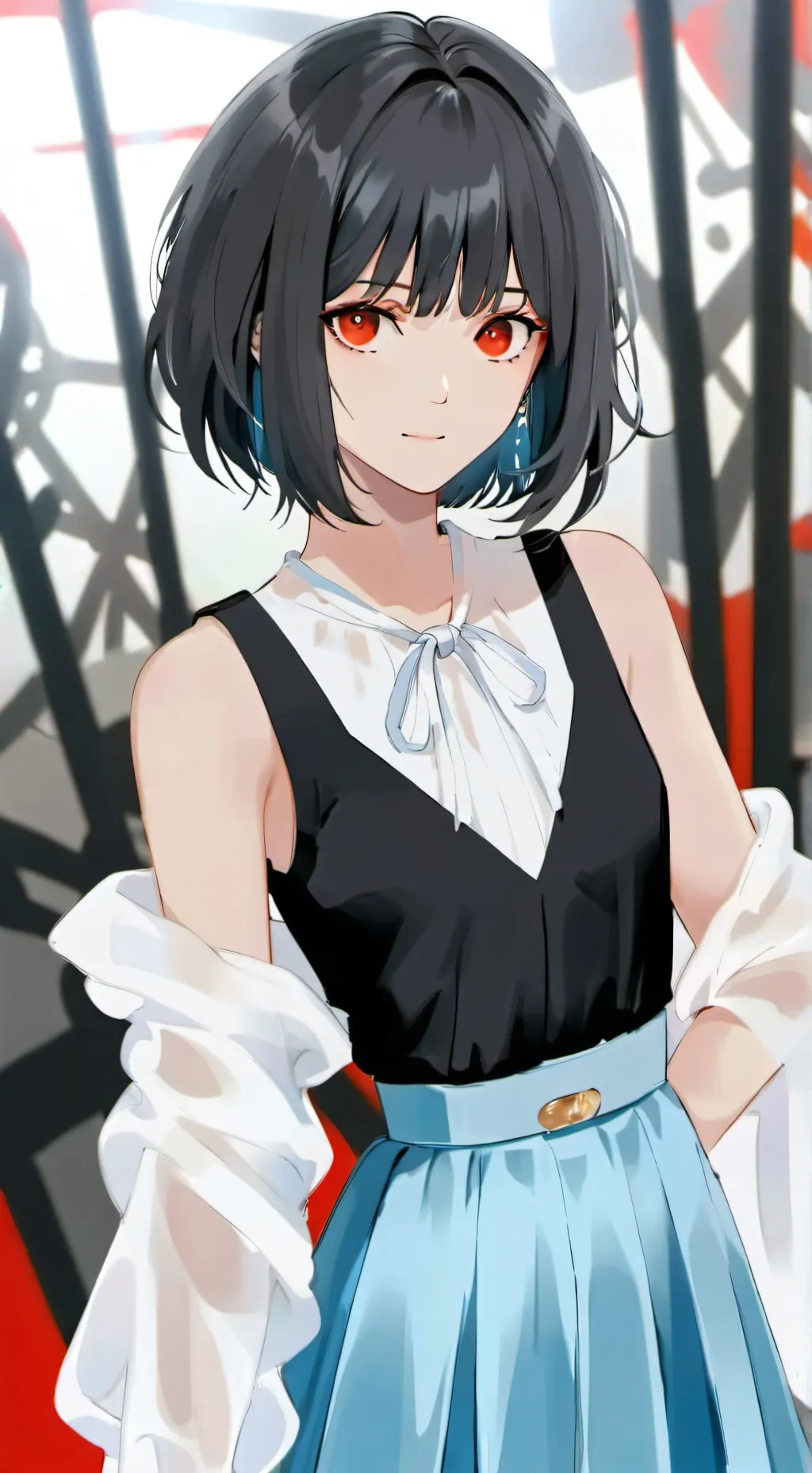ai character: Big white monk background