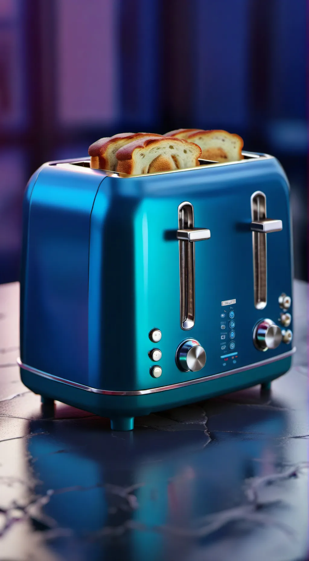 ai character: toaster  background