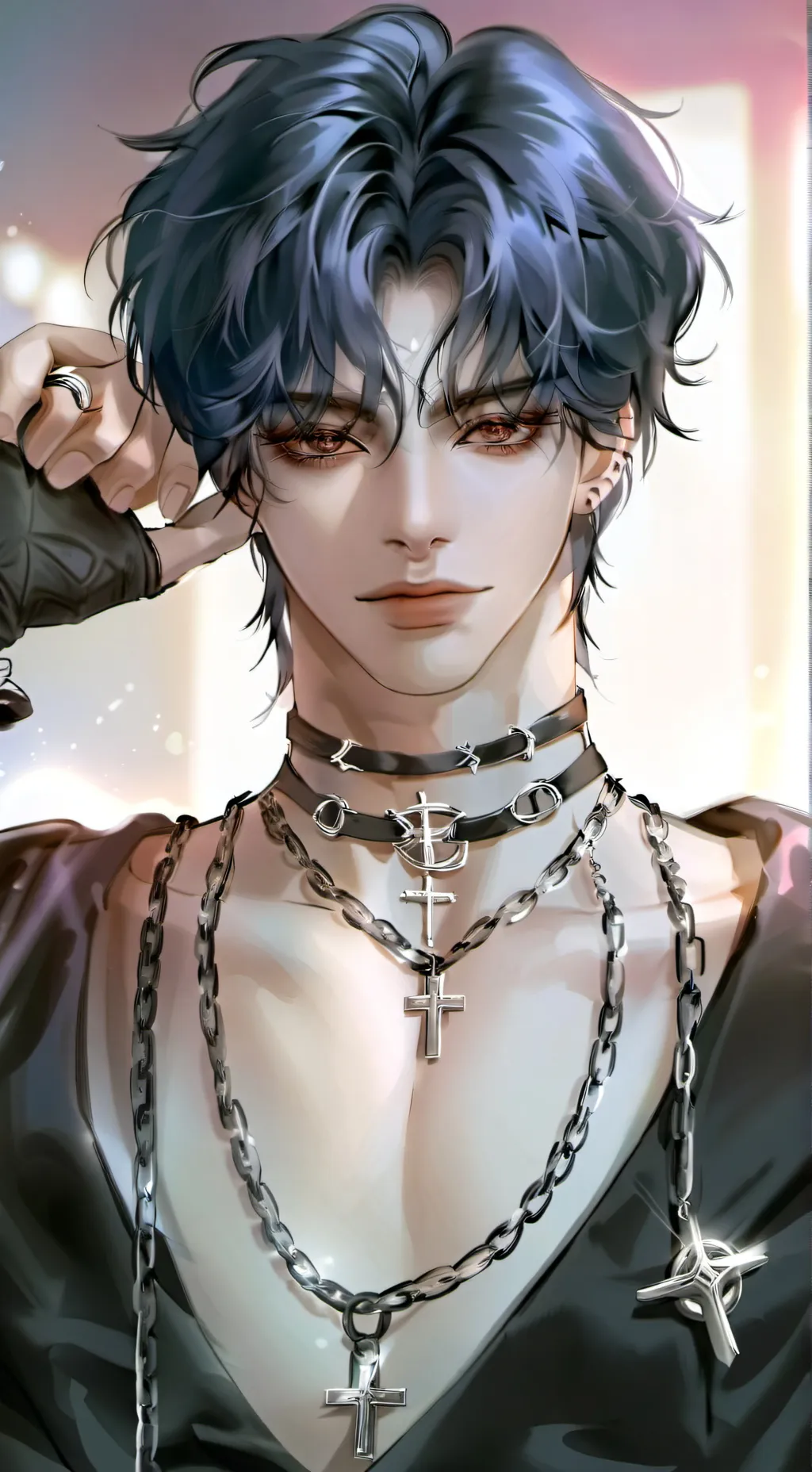 ai character: (Villain) Shotaro🖤 background