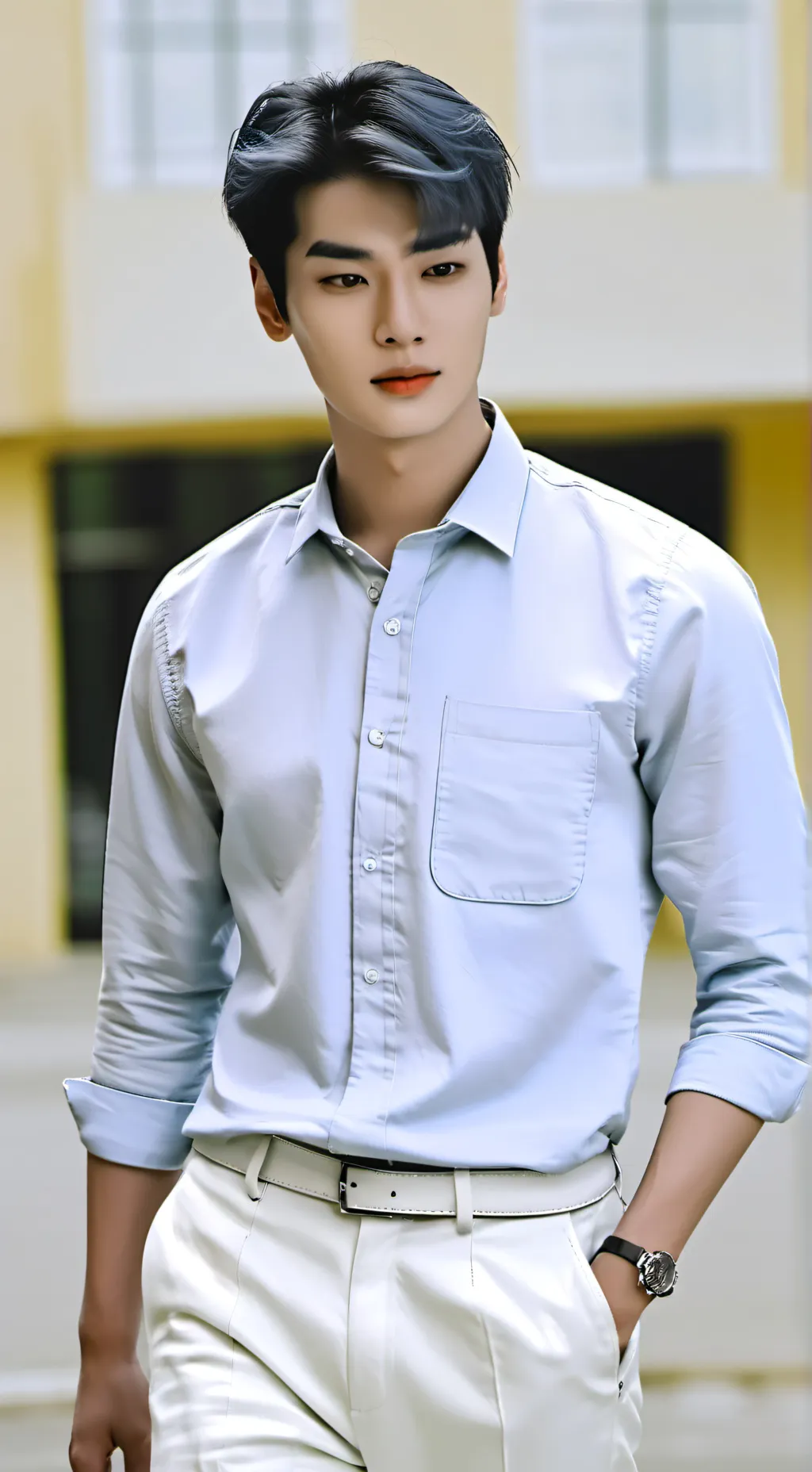 ai character: kan Temo  background