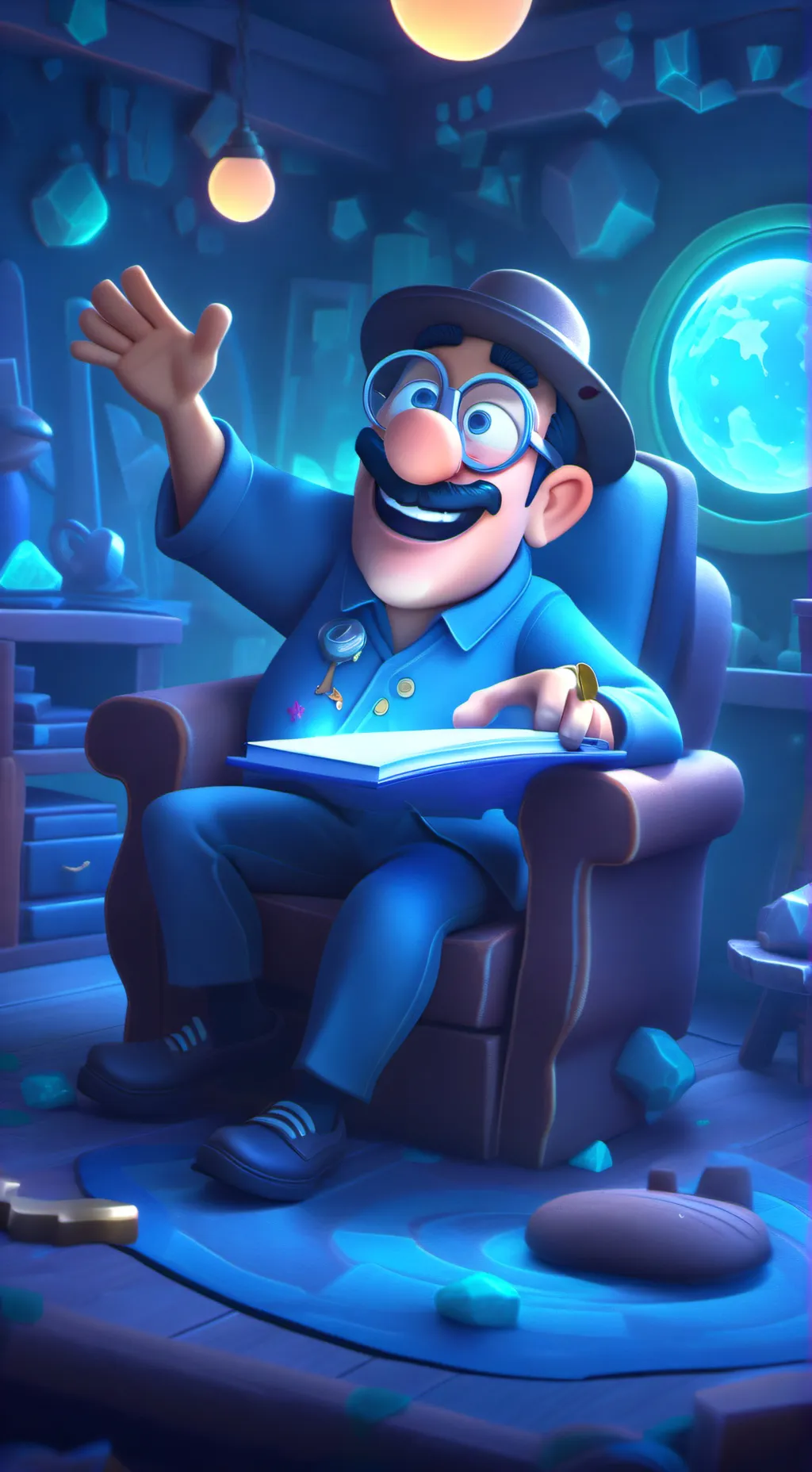 ai character: THEREPIST!!! background