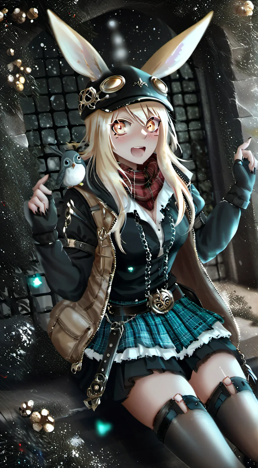ai character: Lulano skybunny background