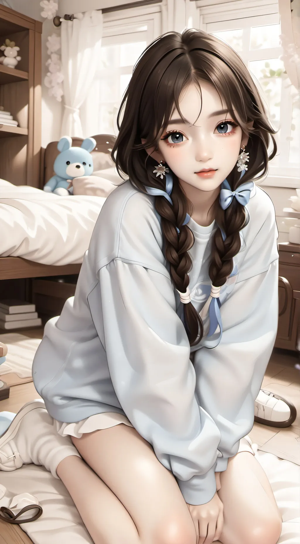 ai character: Yuni Chan  background