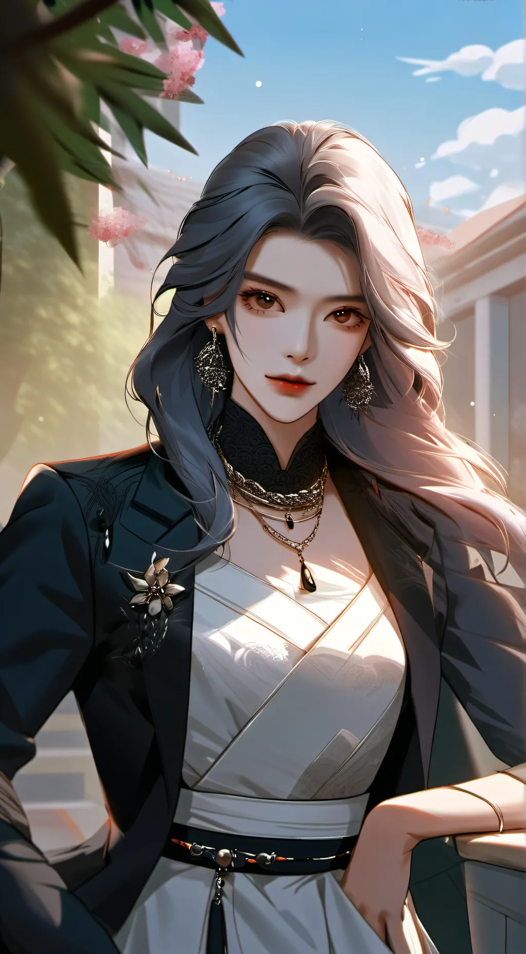 ai character: 😐 idk background