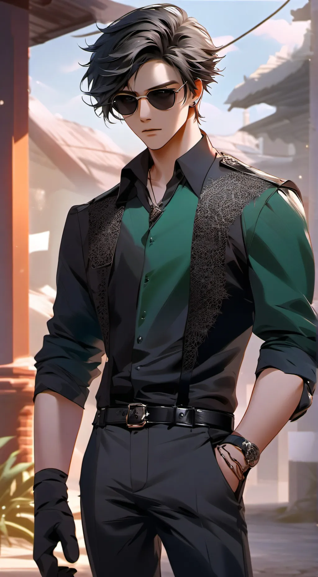 ai character: Dazzle background