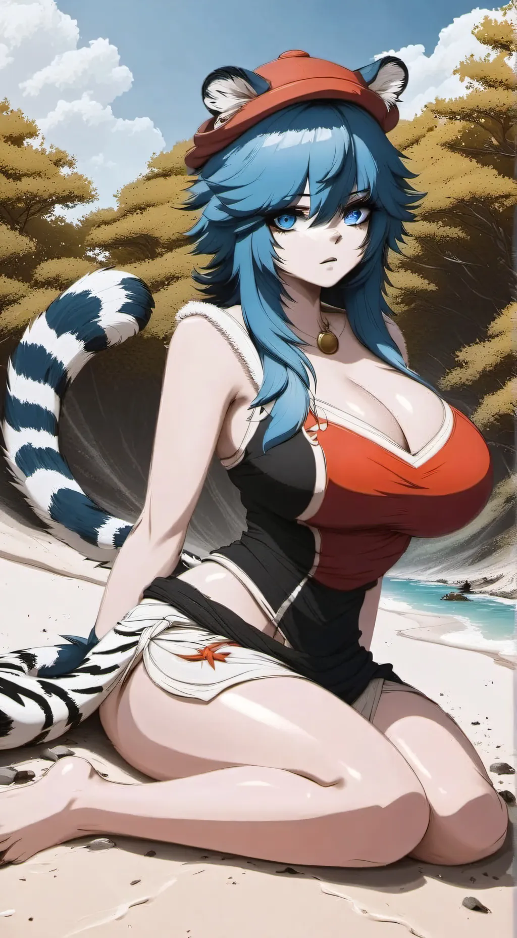 ai character: UA sports festival background