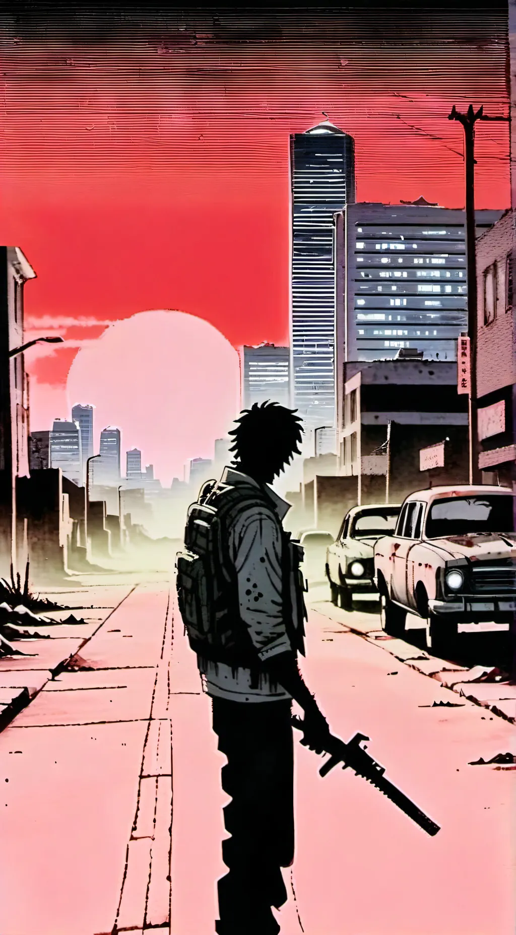 ai character: zombie apocalypse background
