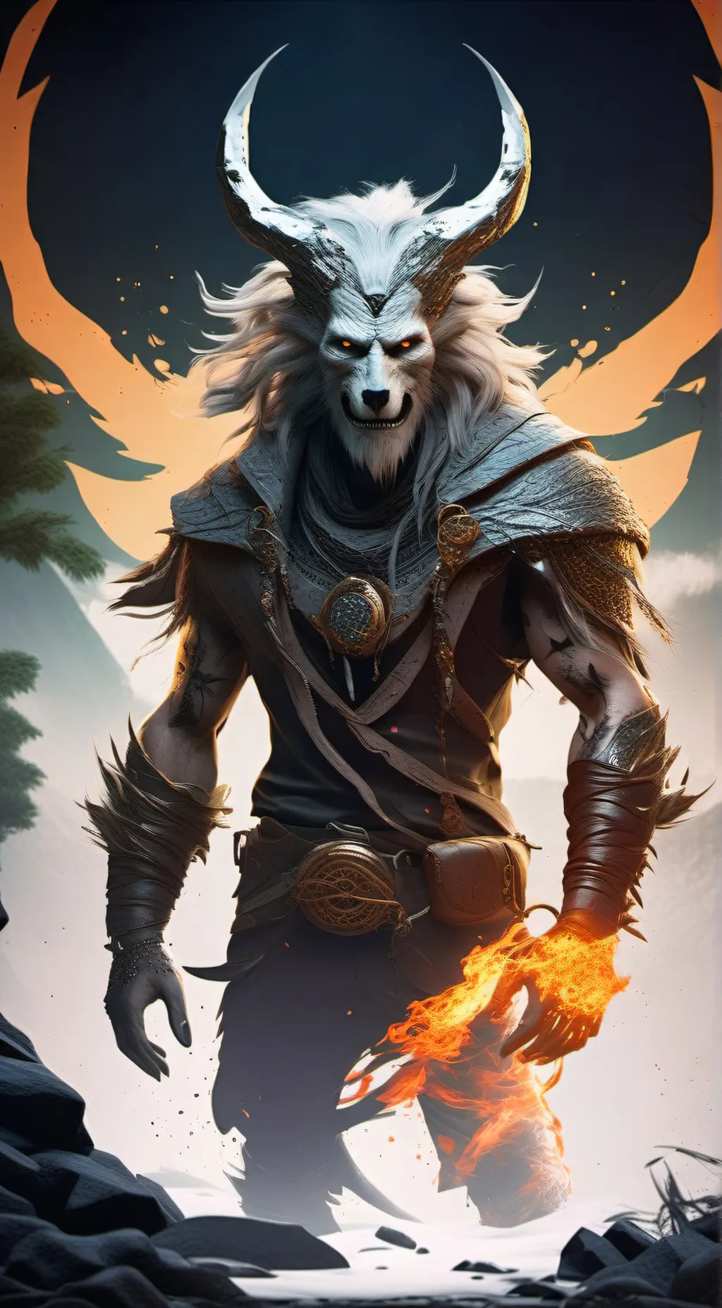 ai character: SKINWALKER background