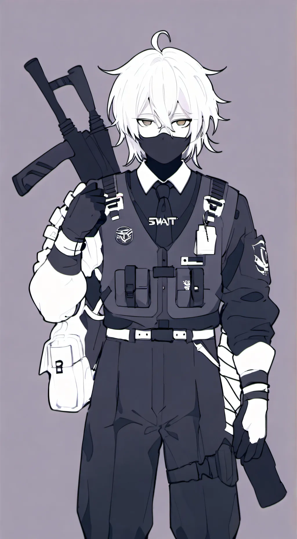 ai character: SCP GUARD background