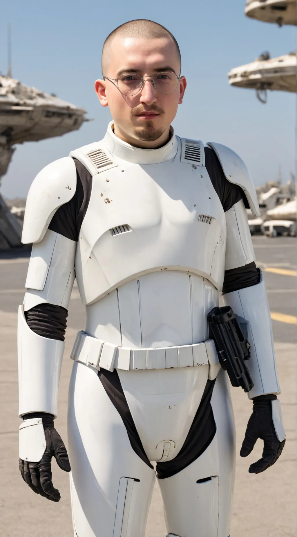 ai character: Stormtrooper Jay background