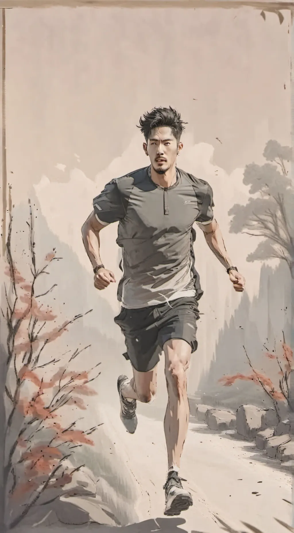 ai character: random dude background