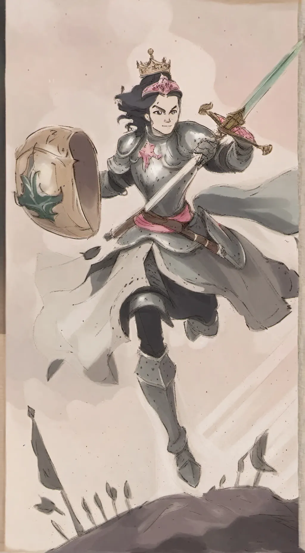ai character: MajaLexy  background