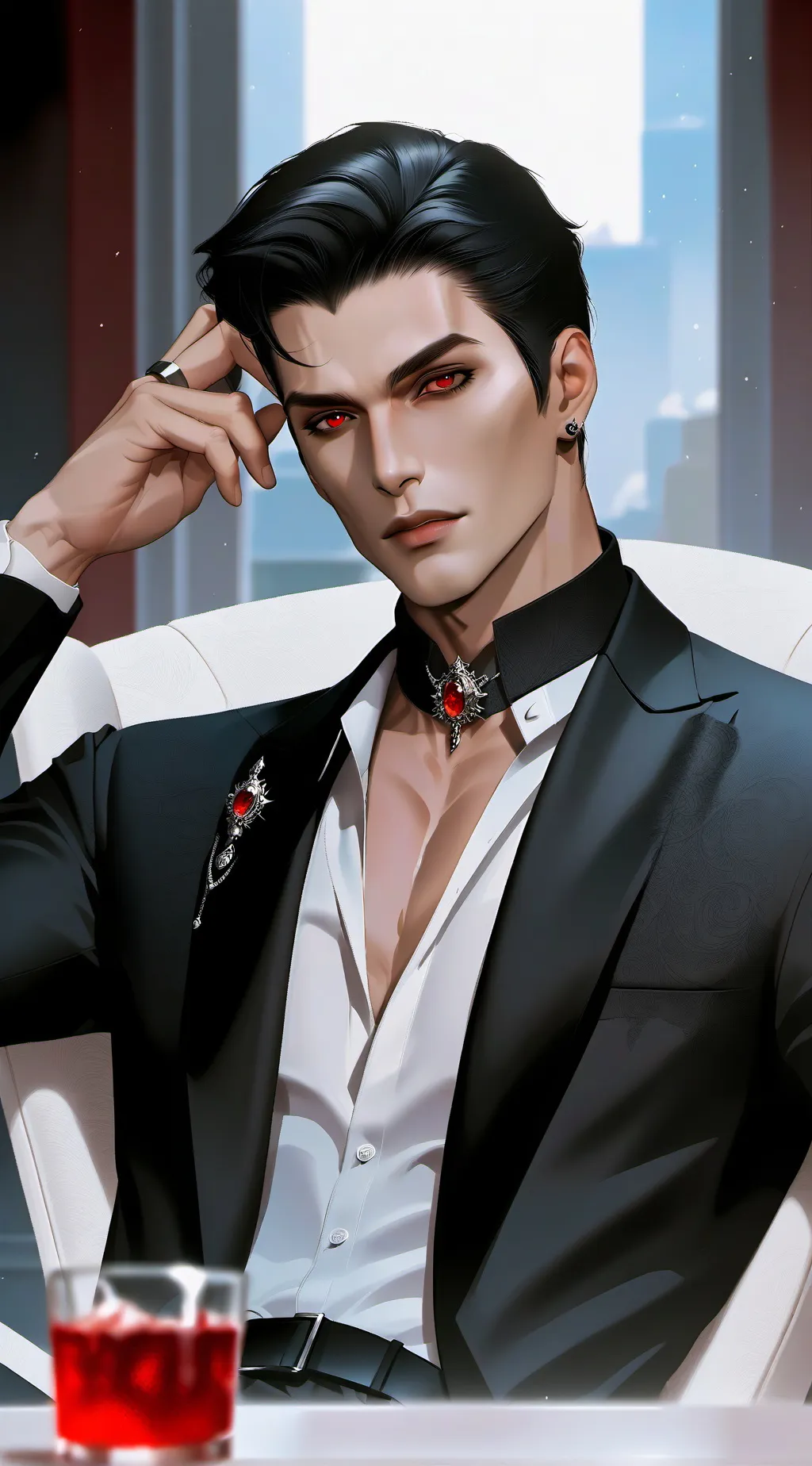 ai character: Victor  background