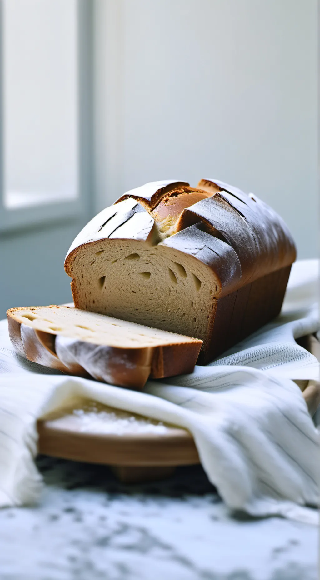ai character: loaf of bread background