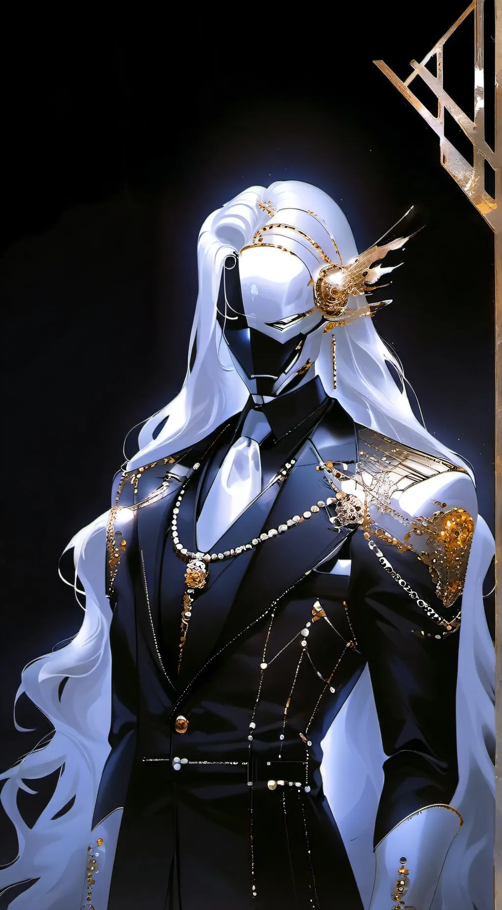 ai character: Hes a robot background