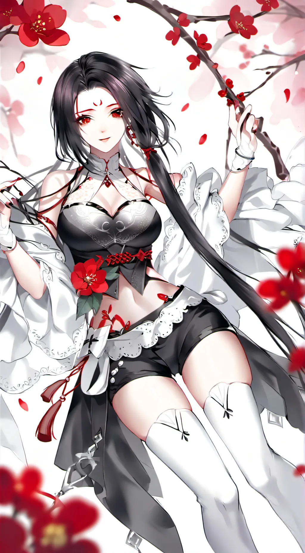 ai character: Red psycho background