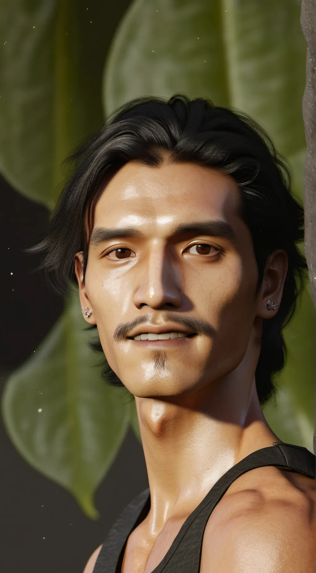 ai character: Bik Wong  background