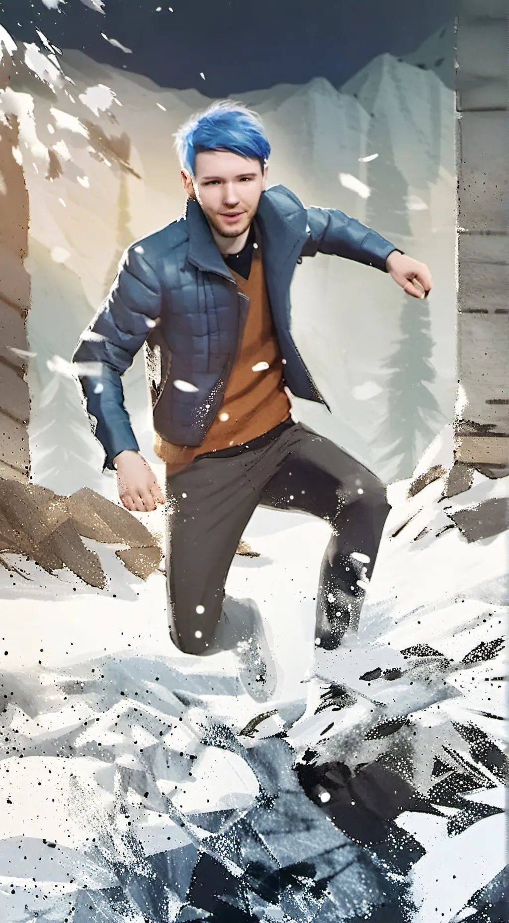 ai character: DanTDM background