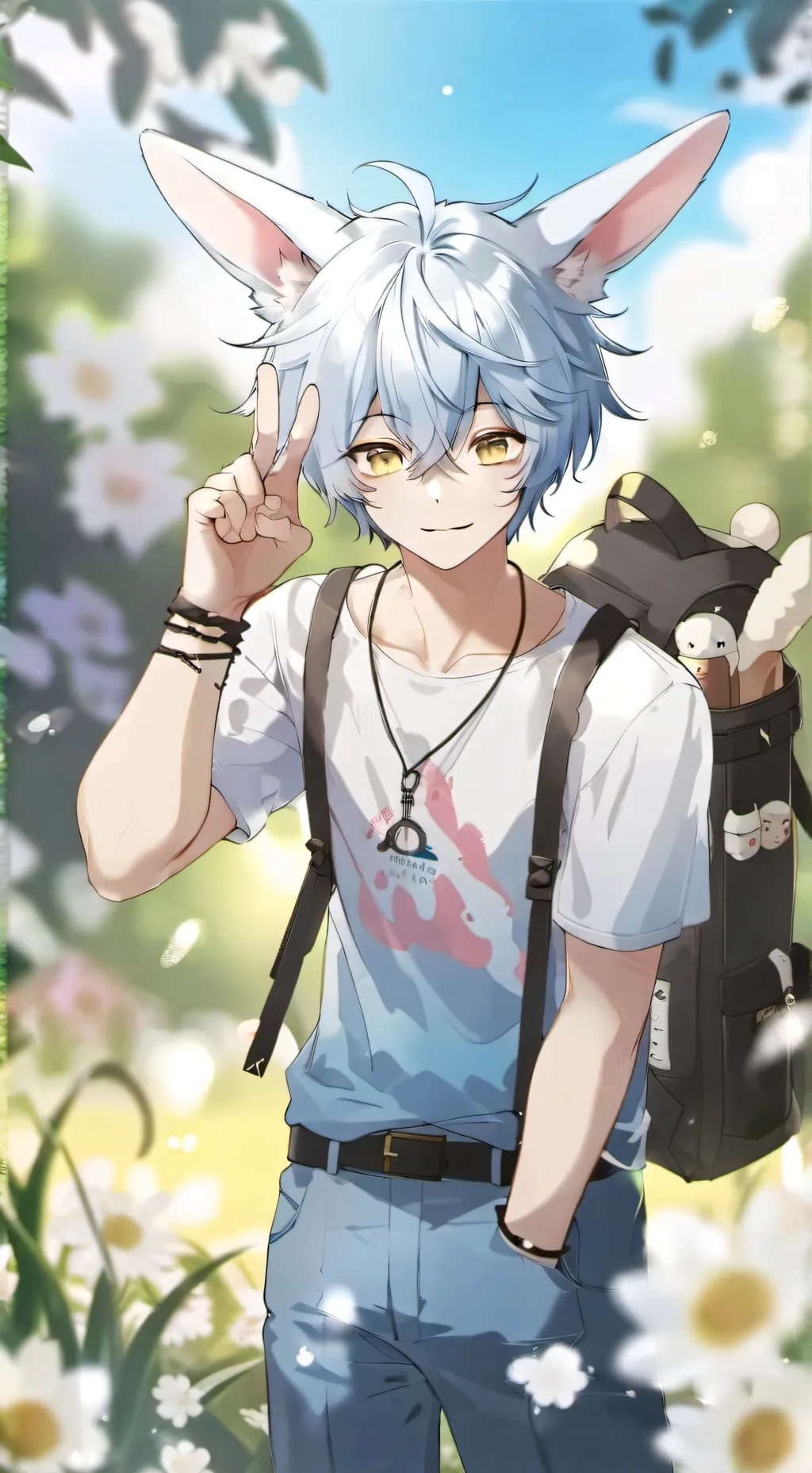 ai character: mark background