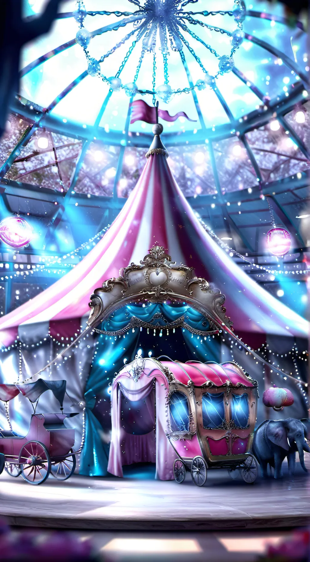 ai character: TADC Christmas 🎄 background