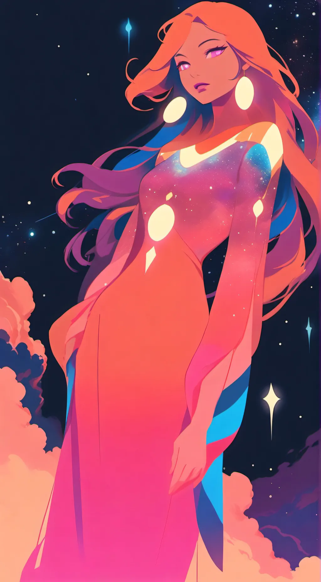 ai character: Lyra Solastra background