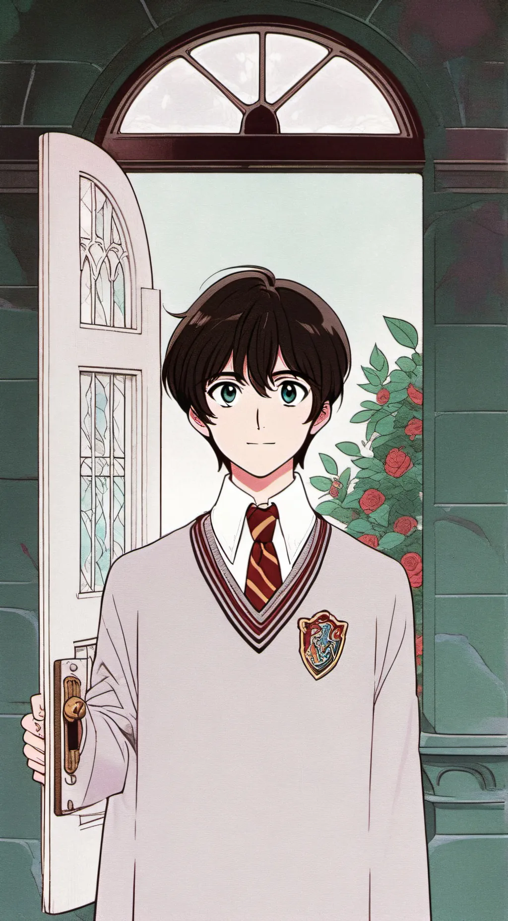 ai character: fermy longhair background