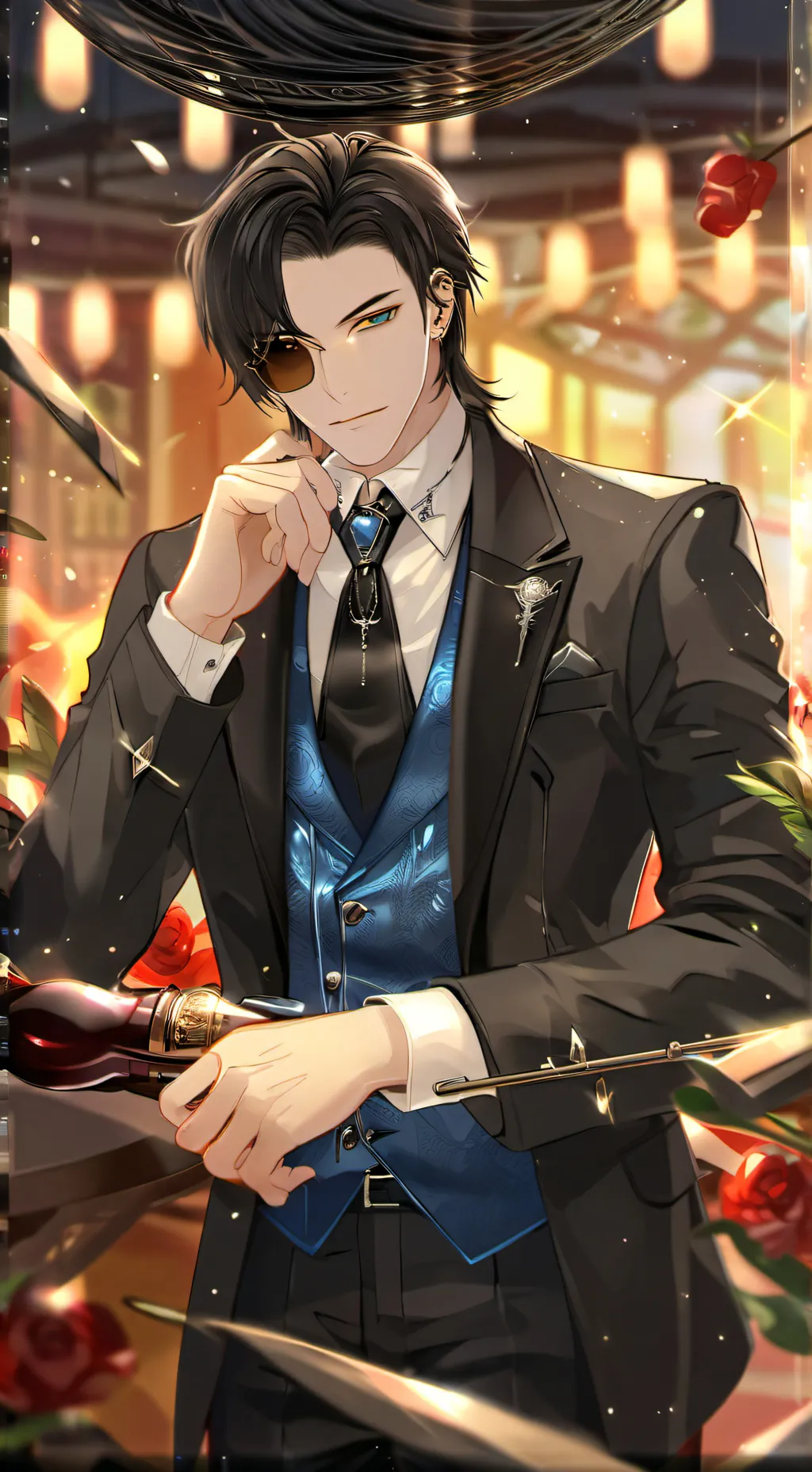 ai character: James Arden  background