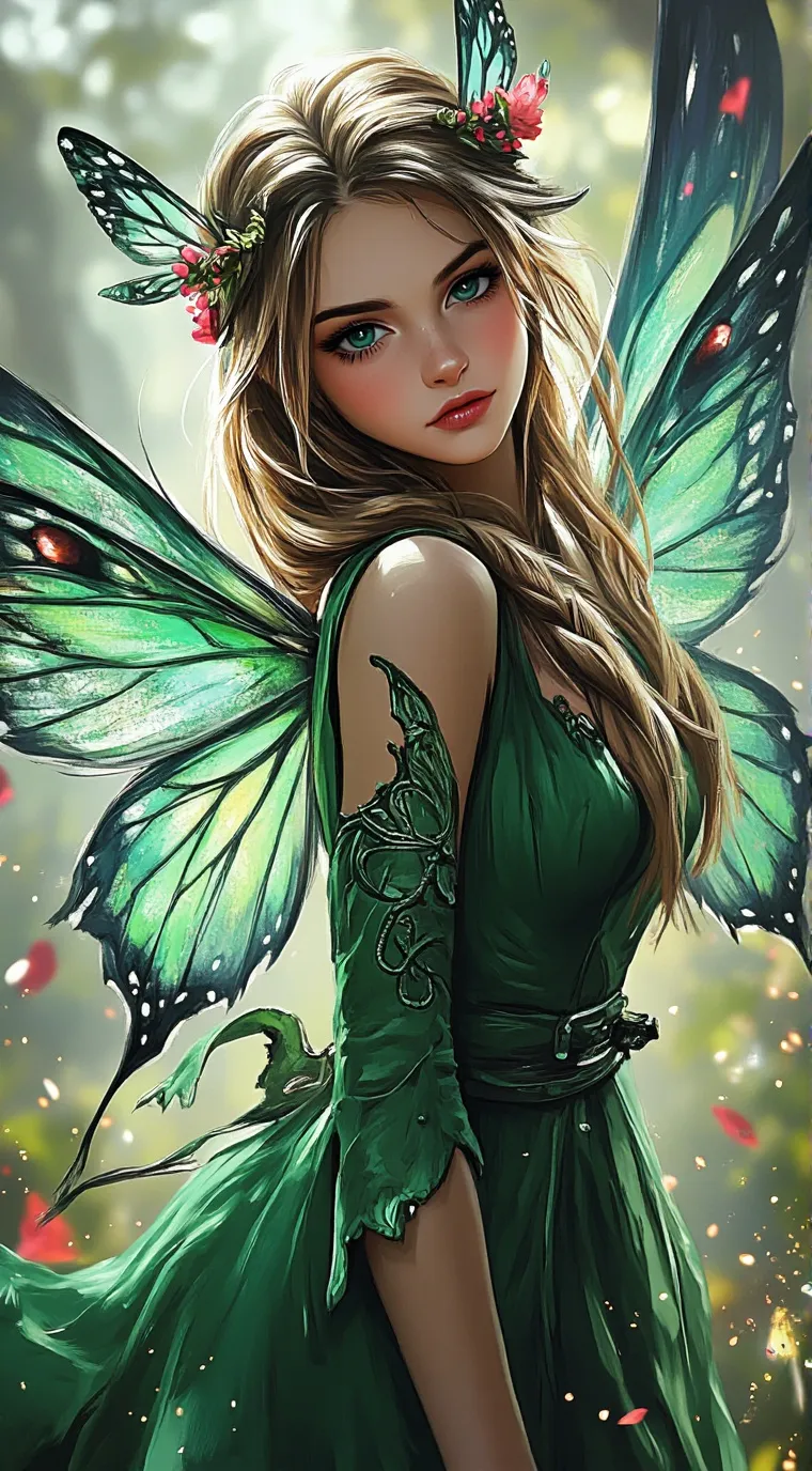 ai character: Mariposa  background