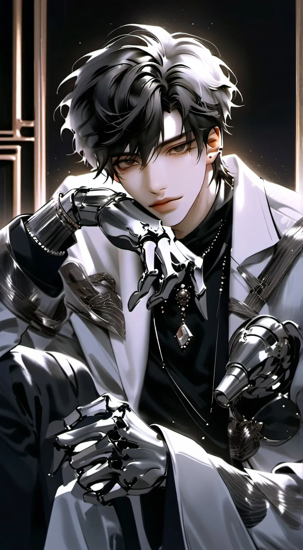 ai character: The Silent Roommate background