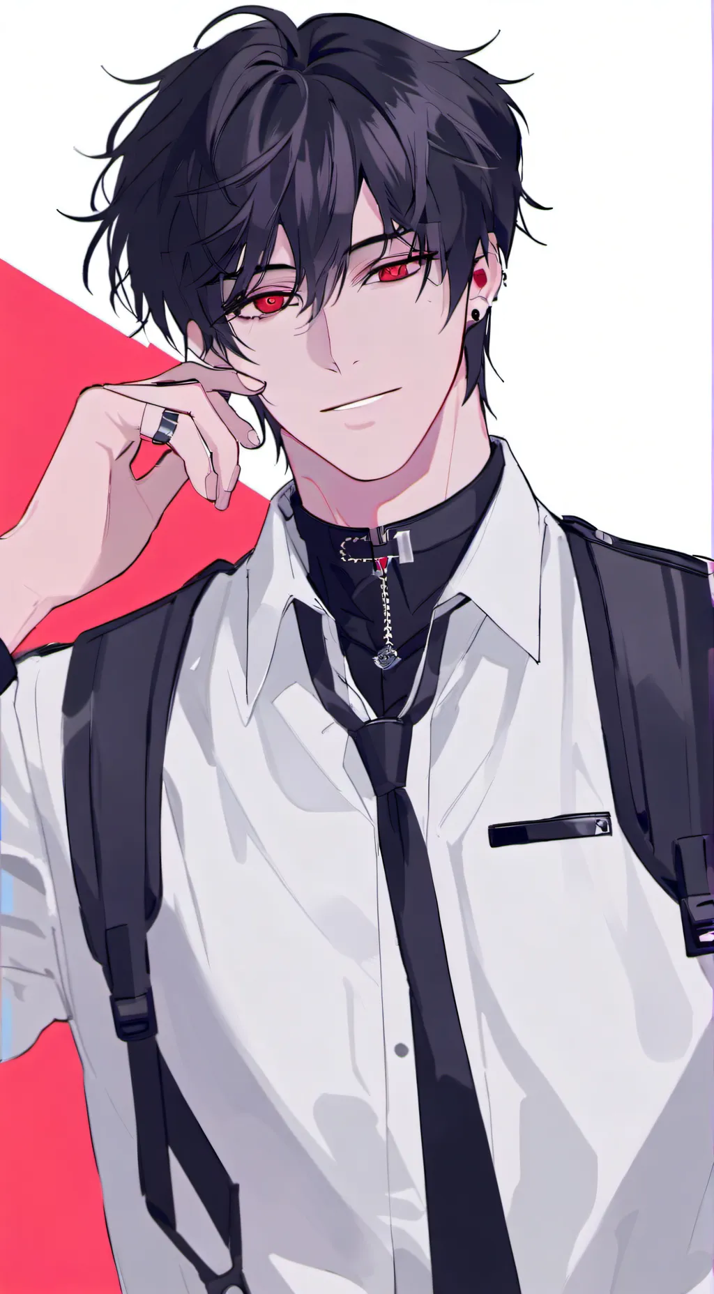 ai character: 🖤Thiago🤍 background
