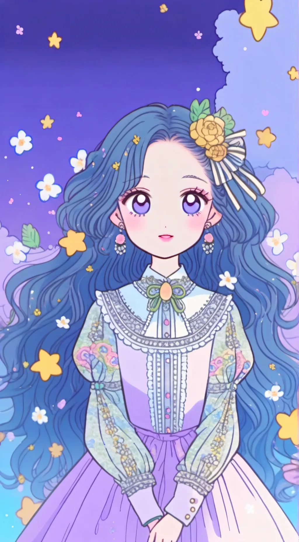 ai character: Rosea  background