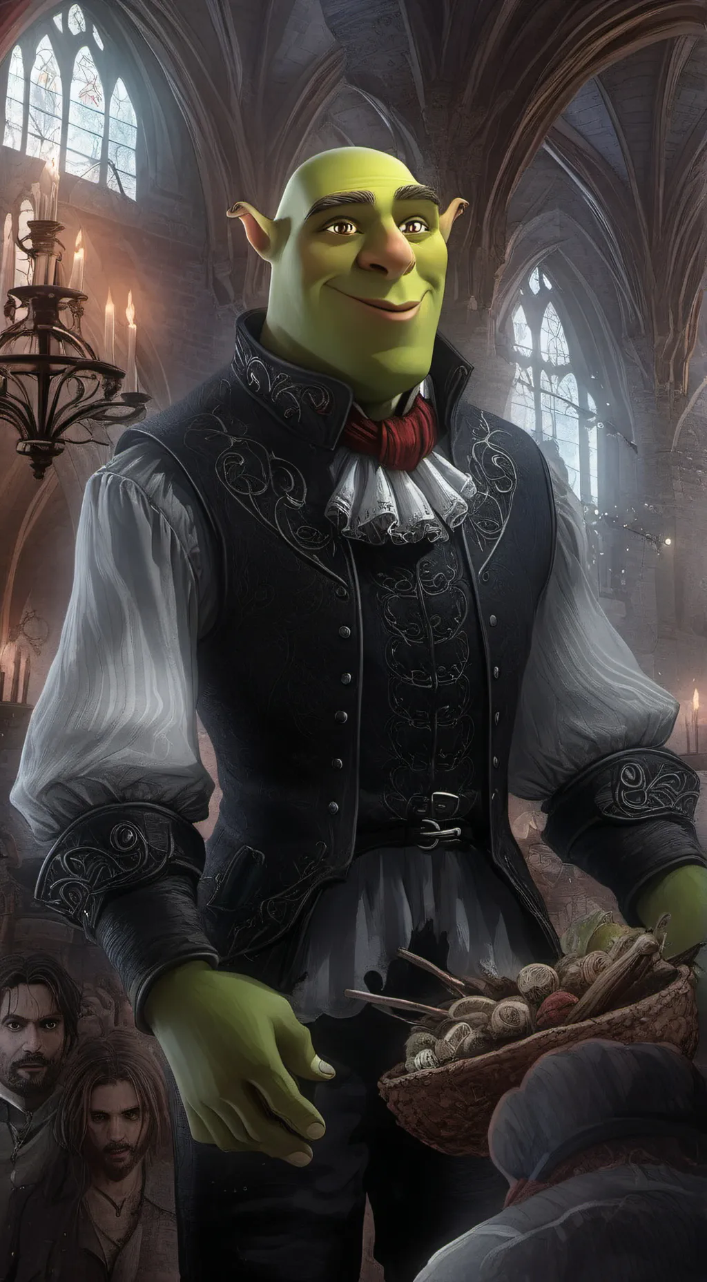 ai character: Shreck background
