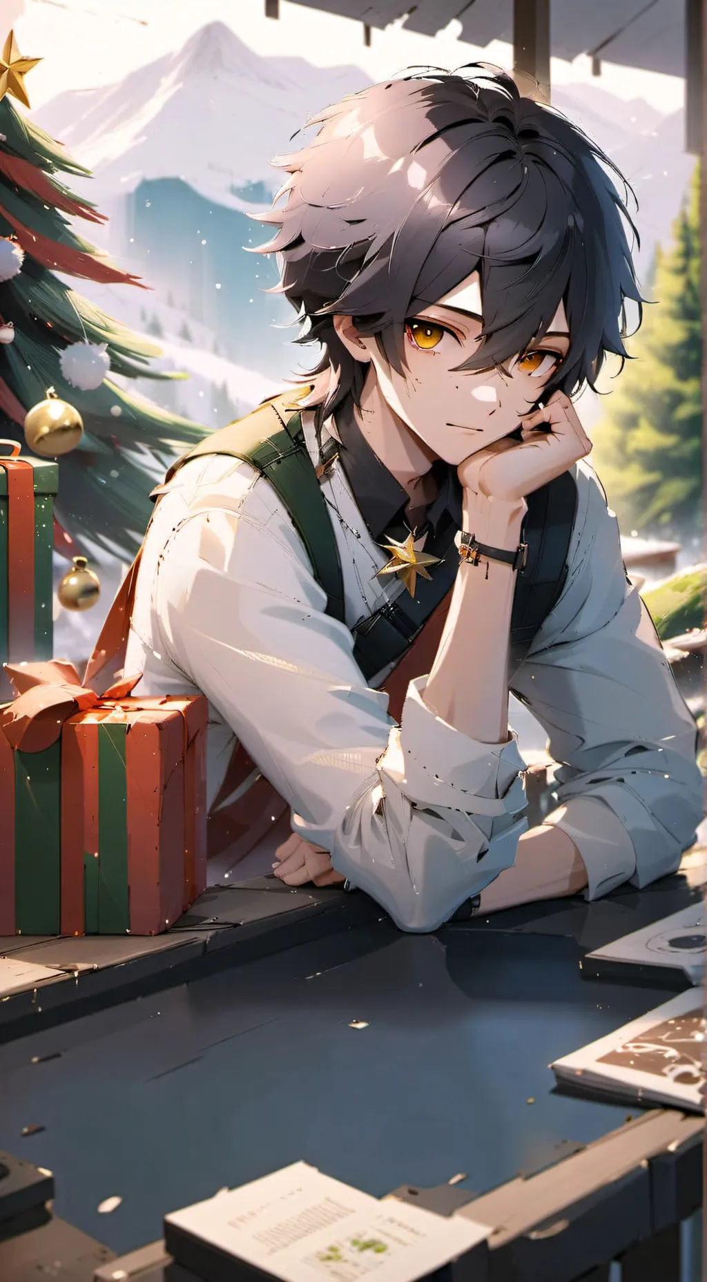 ai character: Nolan background