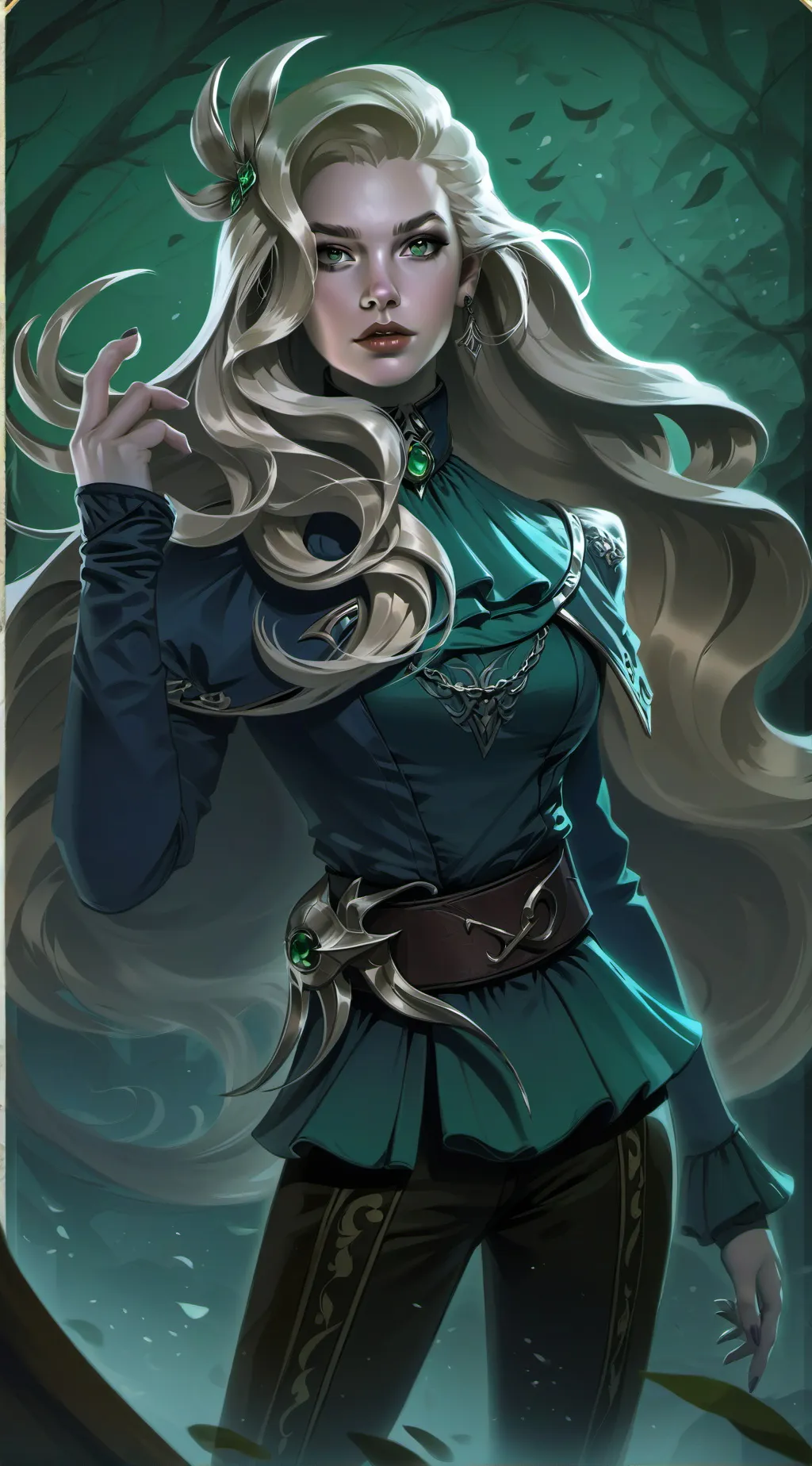 ai character: •Valentina• background