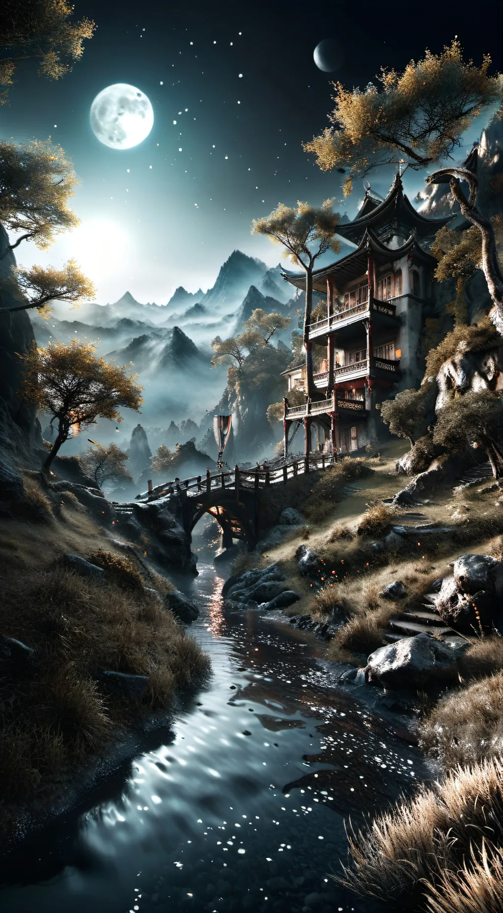 ai character: KNY X MHA background