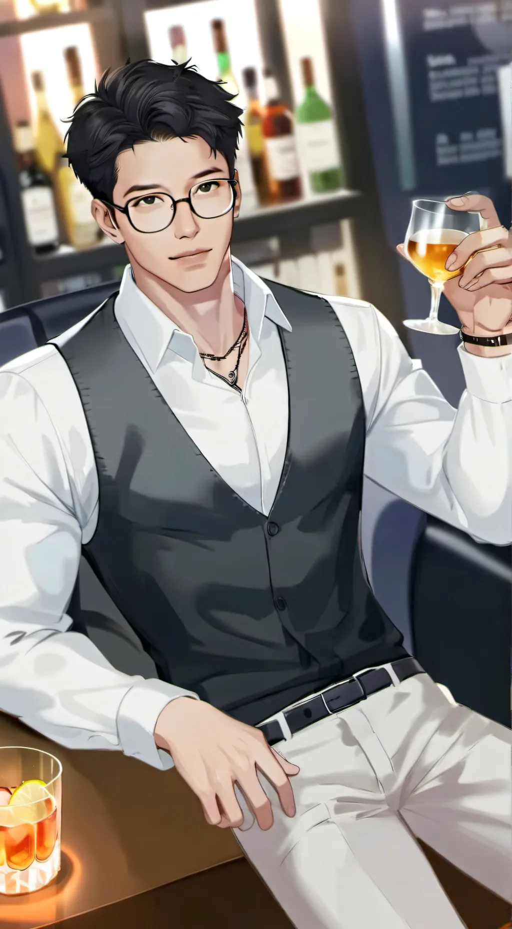 ai character: Lewis Park background