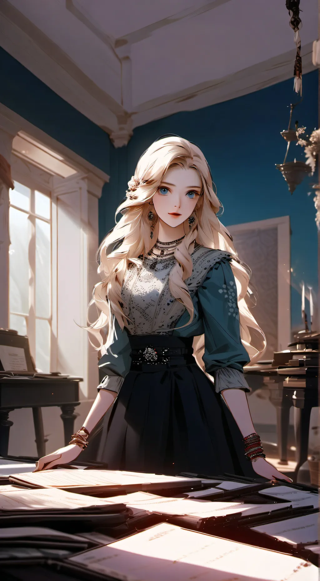 ai character: Adeline background