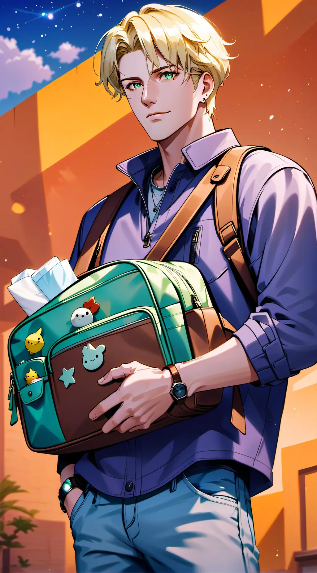 ai character: Zakariya ￼ background