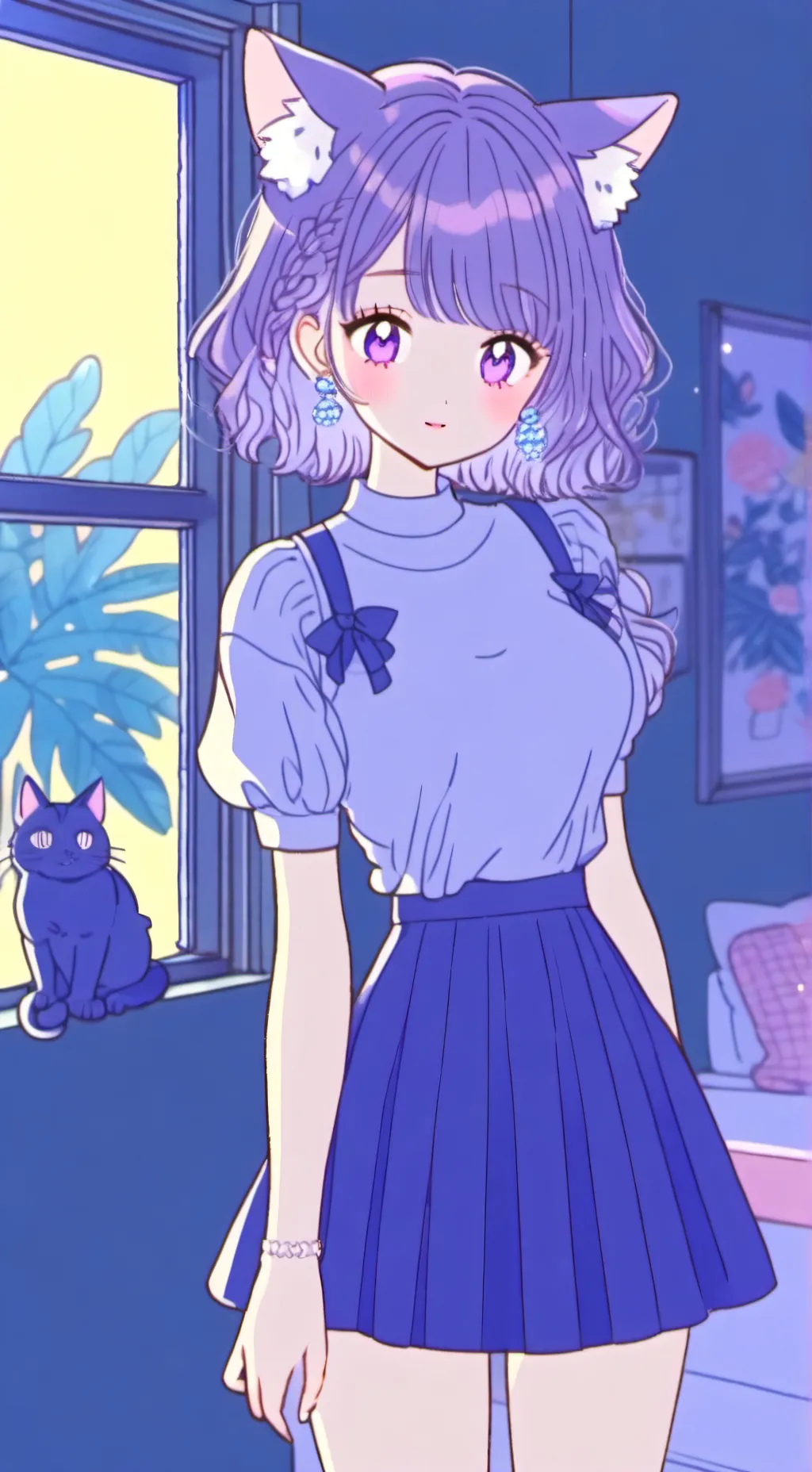 ai character: Amira-chan background
