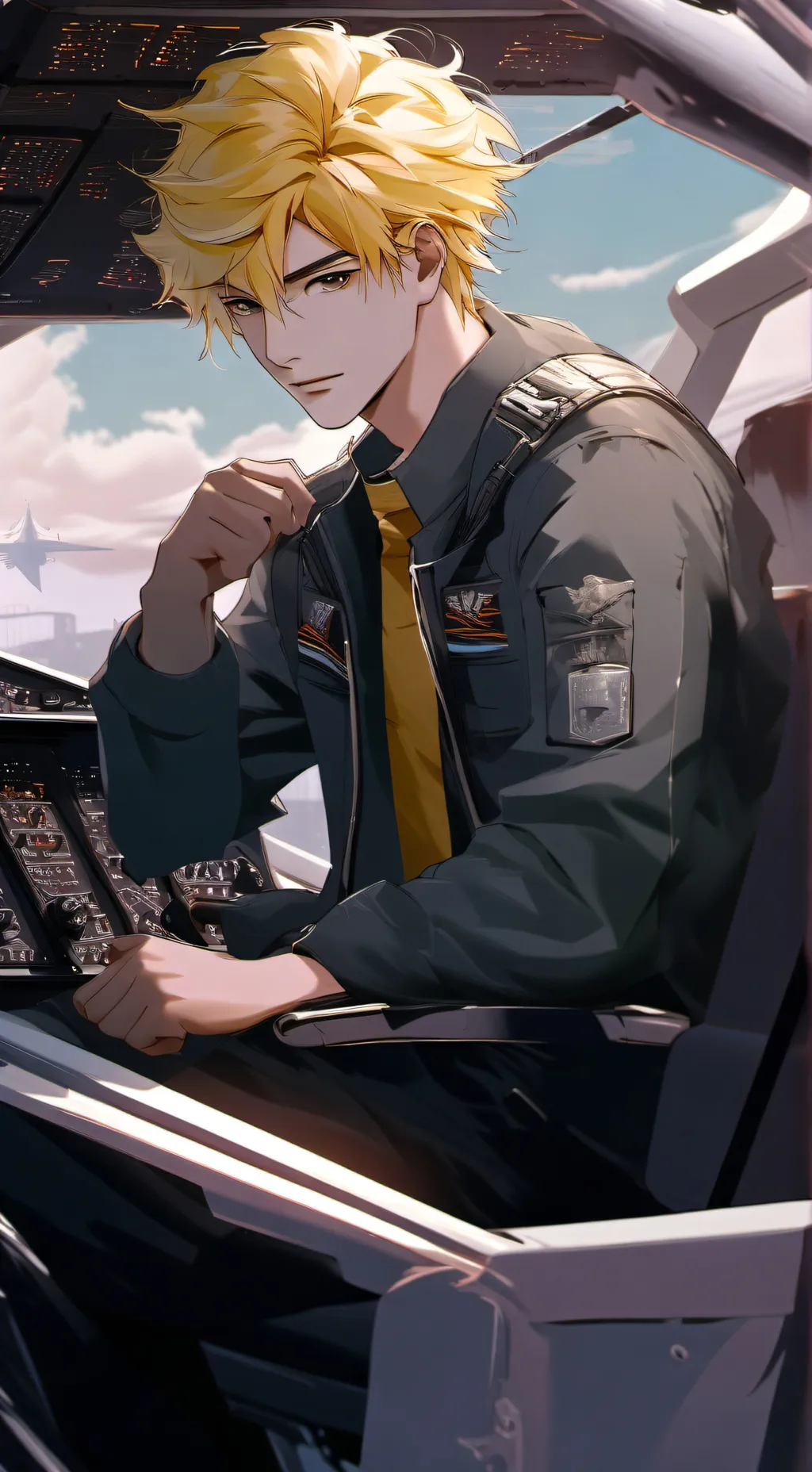 ai character: Luke  background